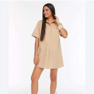 Worthington beige pull over shirt dress, XL